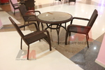 Универсален стол от ратан за заведения за всесезонно използване